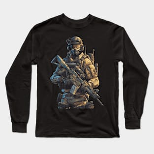 Special Forces Military Unit Long Sleeve T-Shirt